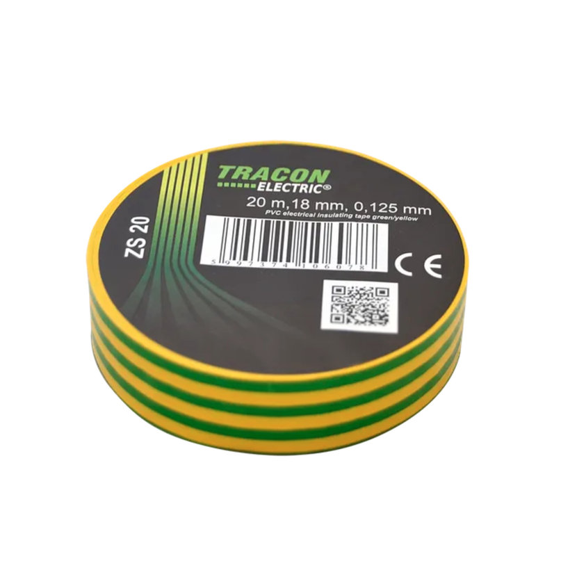 Páska izolační žluto-zelená 20x18mm