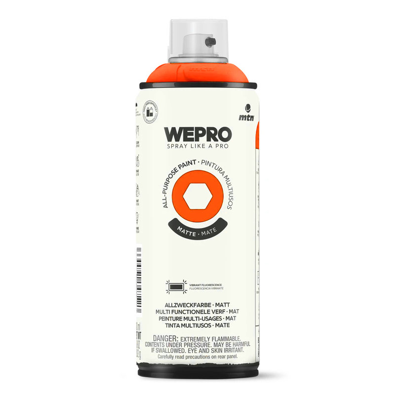 WEPRO Sprej – Solvent Fluor Red matný