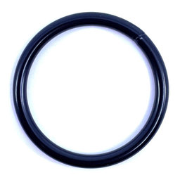 Kroužek svařovaný černý 5x38mm