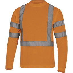 Reflexní tričko s dlouhým rukávem STAR oranžové XXL