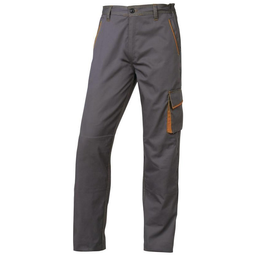 Pracovní kalhoty PANOSTYLE šedá-oranžová L