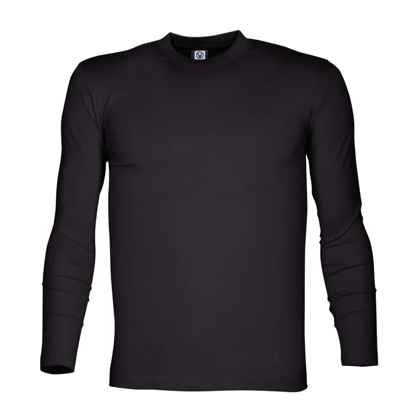 Tričko CUBA s dlouhým rukávem černé H13017 - L