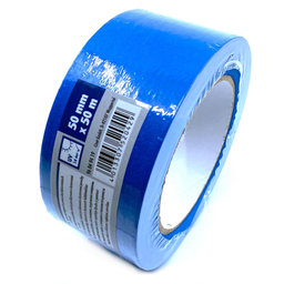 Páska lepicí papírová 50m modrá