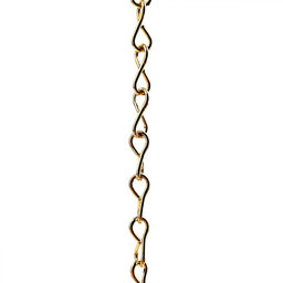 Řetěz jednoduchý žlutý zinek 1,6mm