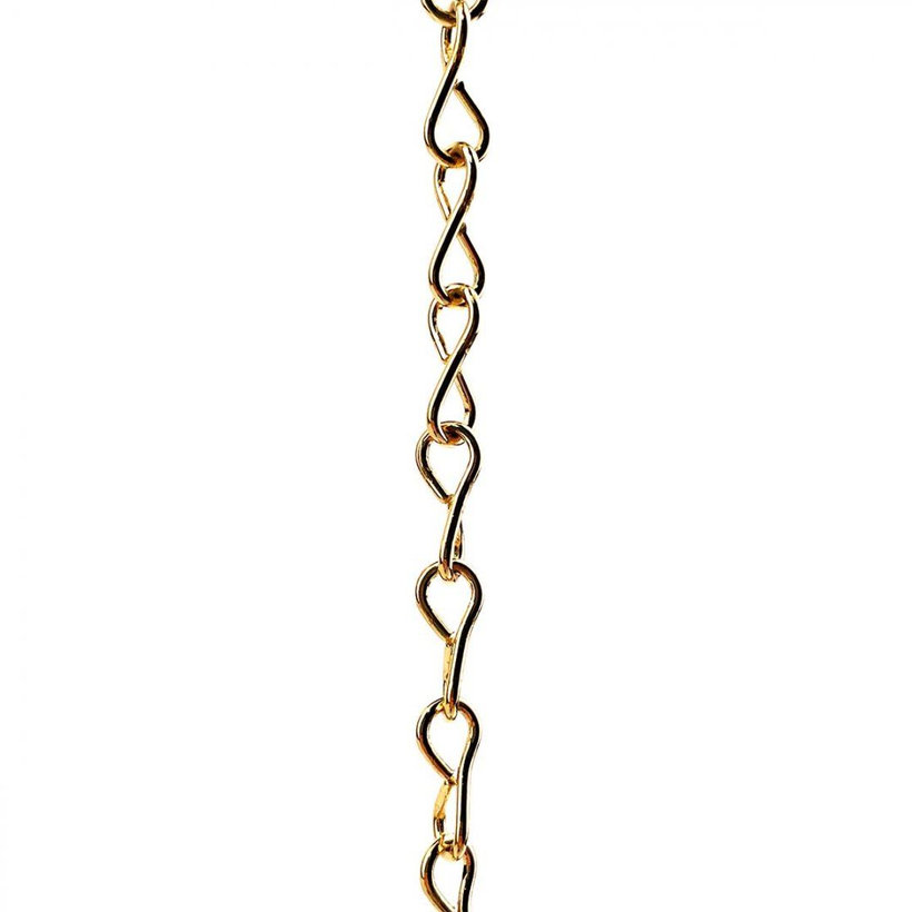 Řetěz jednoduchý žlutý zinek 1,6mm