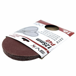 Brusný papír na suchý zip – kotouč 125 mm P40