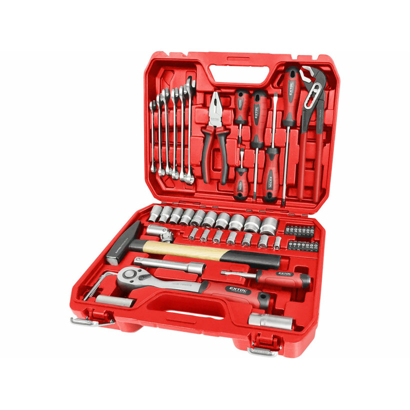 Sada nářadí 55dílná, Cr-V