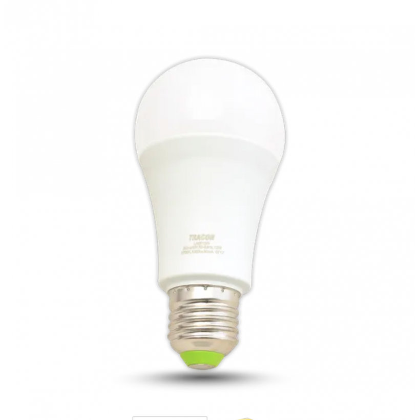 LED žárovka koule E27 12W - teplá bílá