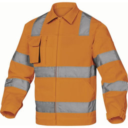 Reflexní pracovní bunda MACH2 HV oranžová S