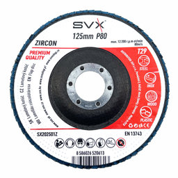 Lamelový kotouč 125 mm P80