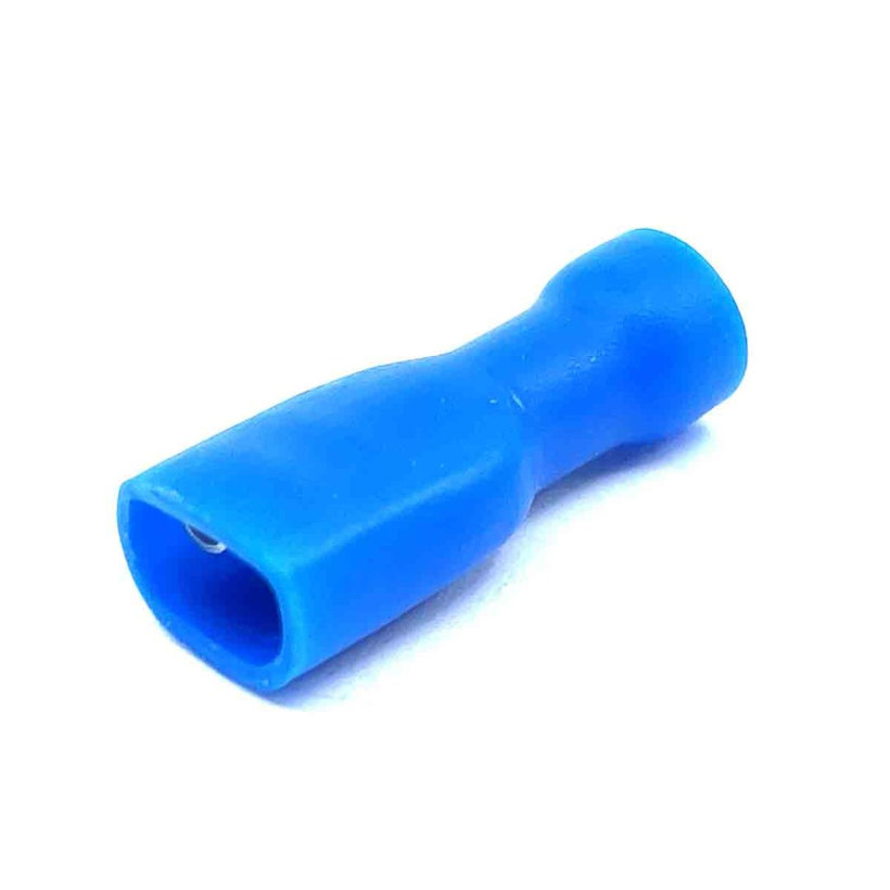 Celoizolované Cu lisovací dutinky ploché modré 2,5mm²
