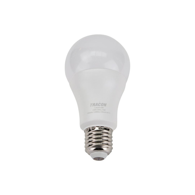 LED žárovka koule E27 15W - teplá- s chipem