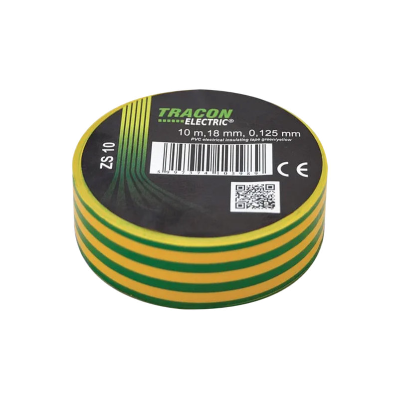 Páska izolačná žluto-zelená 10mx18mm