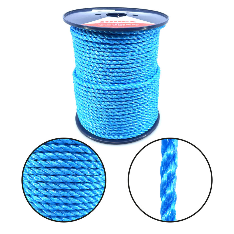 PP 16mm-100m šňůra stáčená barevná