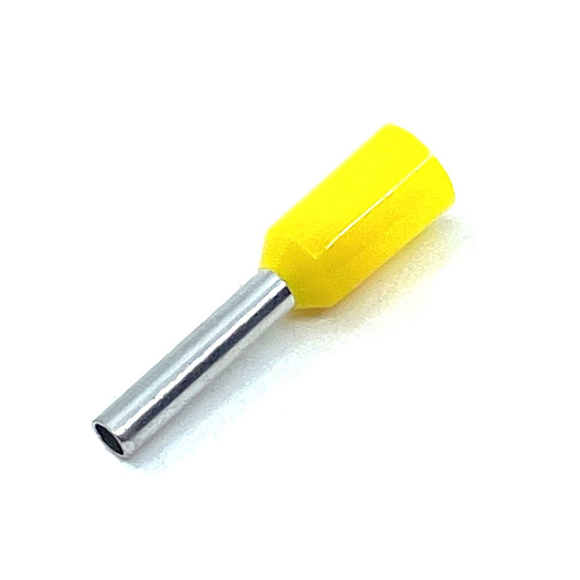 Izolovaná kabelová dutinka žlutá 1mm²