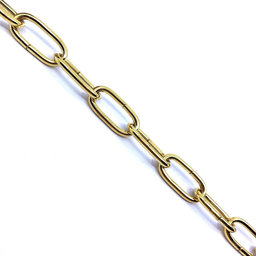 Řetěz ozdobný/žlutý zinek 4mm