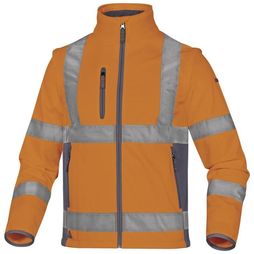 Reflexní softshellová bunda MOONLIGHT2 oranžová XL