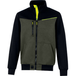 Pracovní mikina SWABI hnědožlutá / černá - M