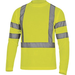 Reflexní tričko s dlouhým rukávem STAR žluté 3XL