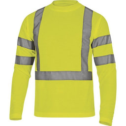 Reflexní tričko s dlouhým rukávem STAR žluté XL