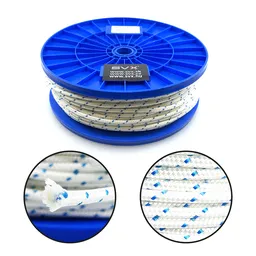 PA pletené lano TORNADO bílo-modré 16pr 2mm