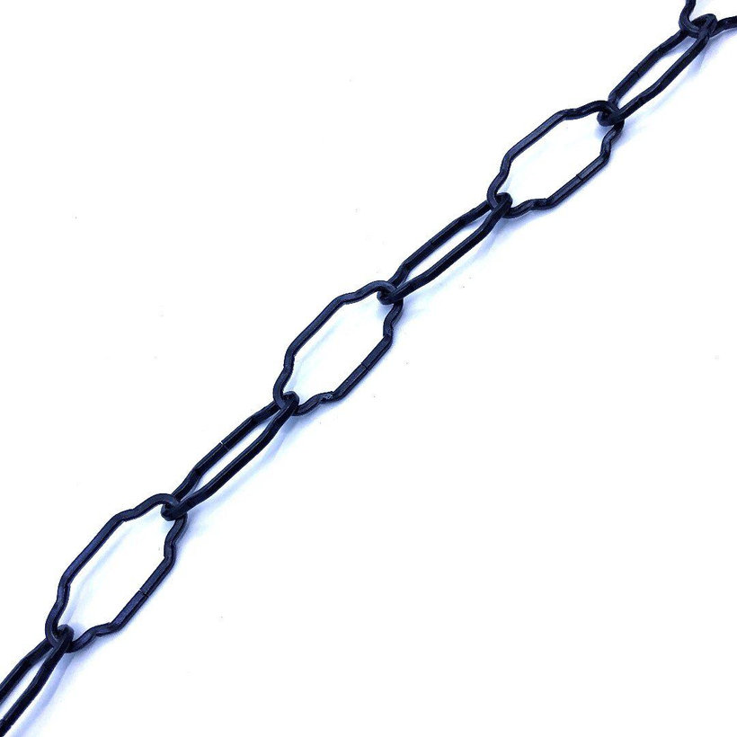 Řetěz ozdobný lustrový/černý zinek 2,8mm