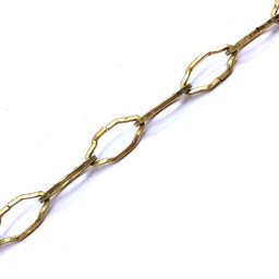 Řetěz ozdobný lustrový / žlutý zinek 2,8mm