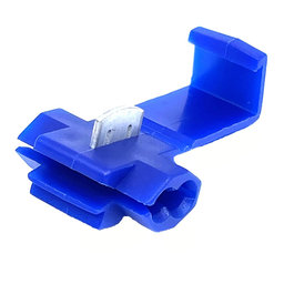 Izolované Cu lisovací rozbočovače zářezové modré 2,5mm²