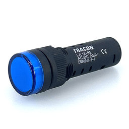 Kontrolka LED modrá 16mm