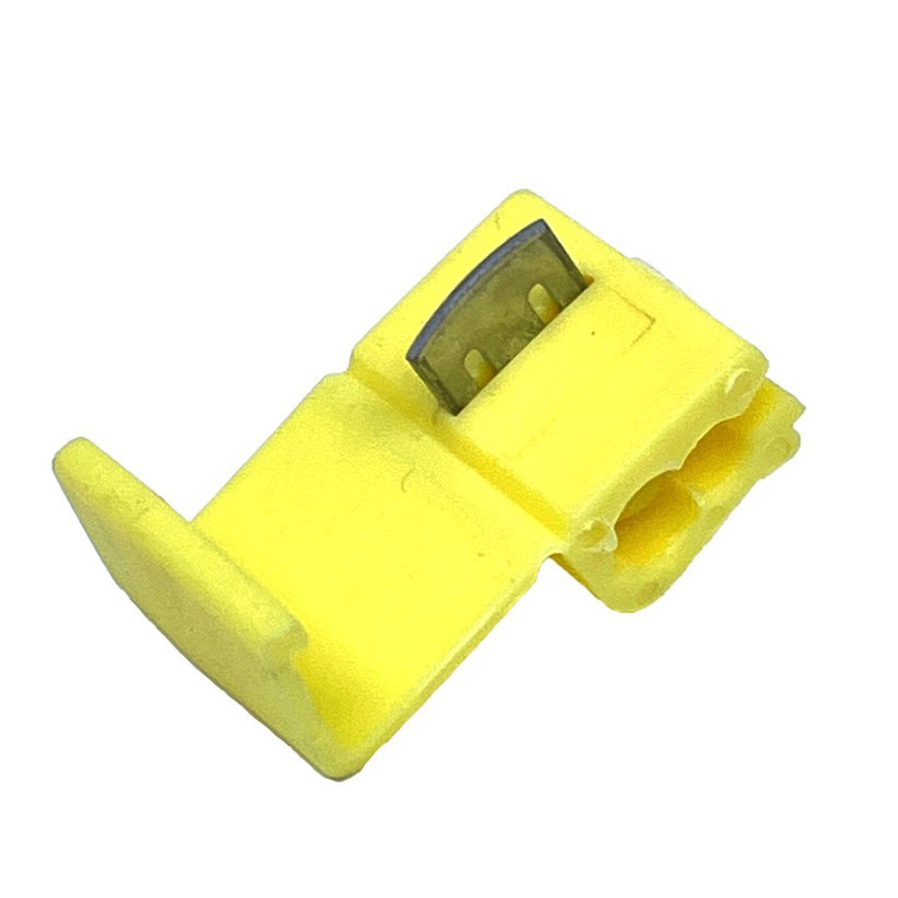 Izolované Cu lisovací rozbočovače zářezové žluté 6mm²