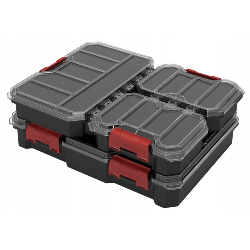 Sada 4 organizérů Compact SET 1 B černá