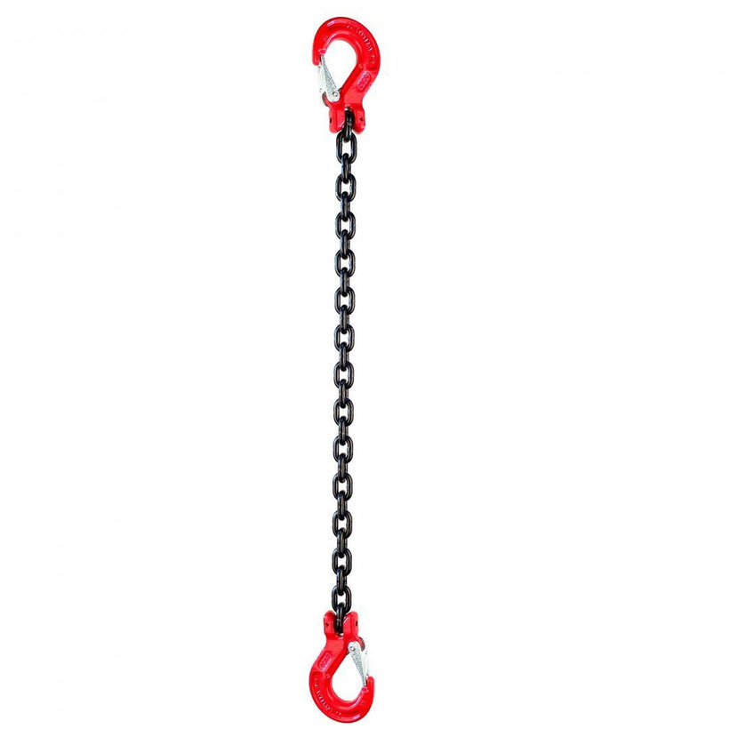 Řetězový závěs hák-hák tř 80 (2 m, 1120 kg, 6 mm)
