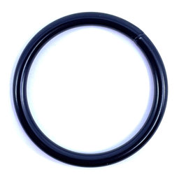 Kroužek svařovaný černý 3x15mm