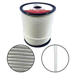 PA pletené lano s jádrem bílé 16pr 7mm