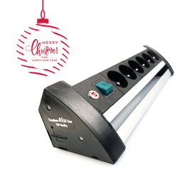 Prodlužovací kabel Office-Line 6-zásuvkový černý