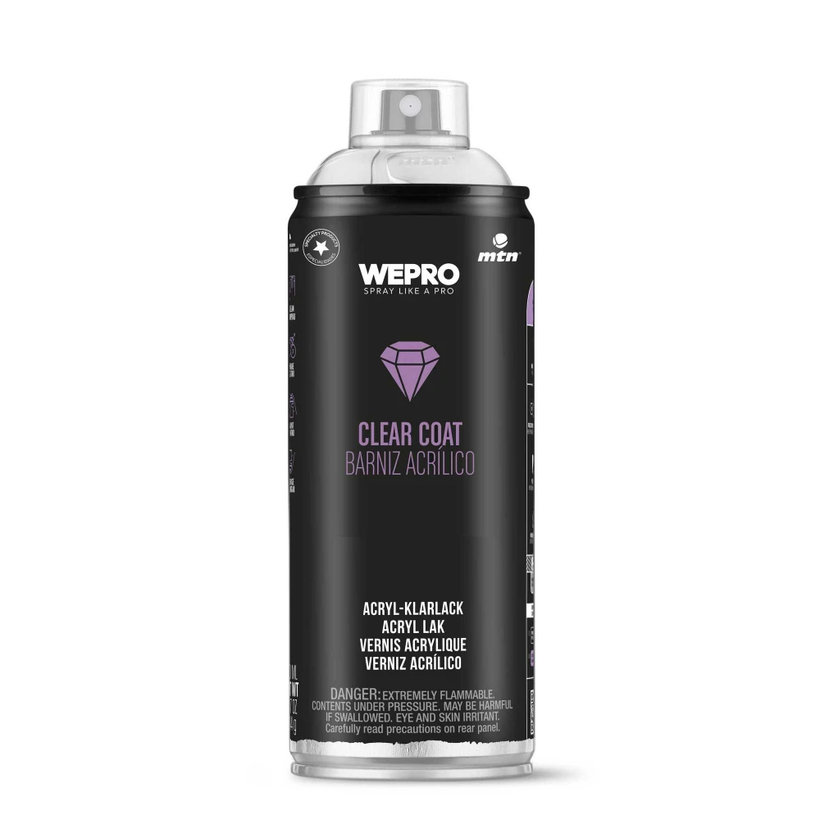 WEPRO Bezbarvý lak ve spreji – matný