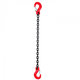 Řetězový závěs hák-hák tř 80 (1 m, 1120 kg, 6 mm)
