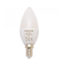 LED žárovka svíčka E14 7W - teplá bílá