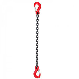 Řetězový závěs hák-hák tř 80 (4 m, 1120 kg, 6 mm)