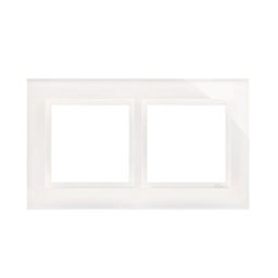 Rámeček 2 - násobný skleněný - bílý