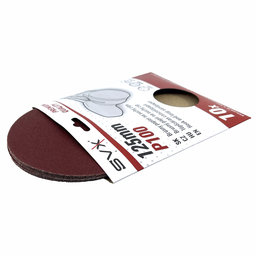 Brusný papír na suchý zip – kotouč 125 mm P100 - 10 ks