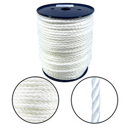 PP 6mm-100m šňůra stáčená čirá