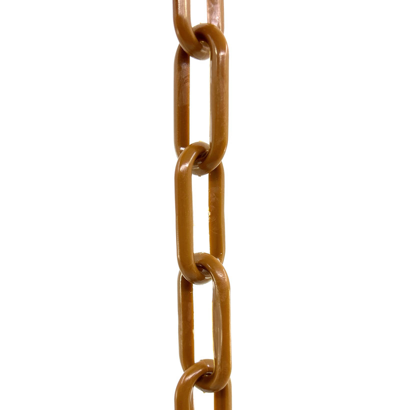 Plastový řetěz hnědá 10mm