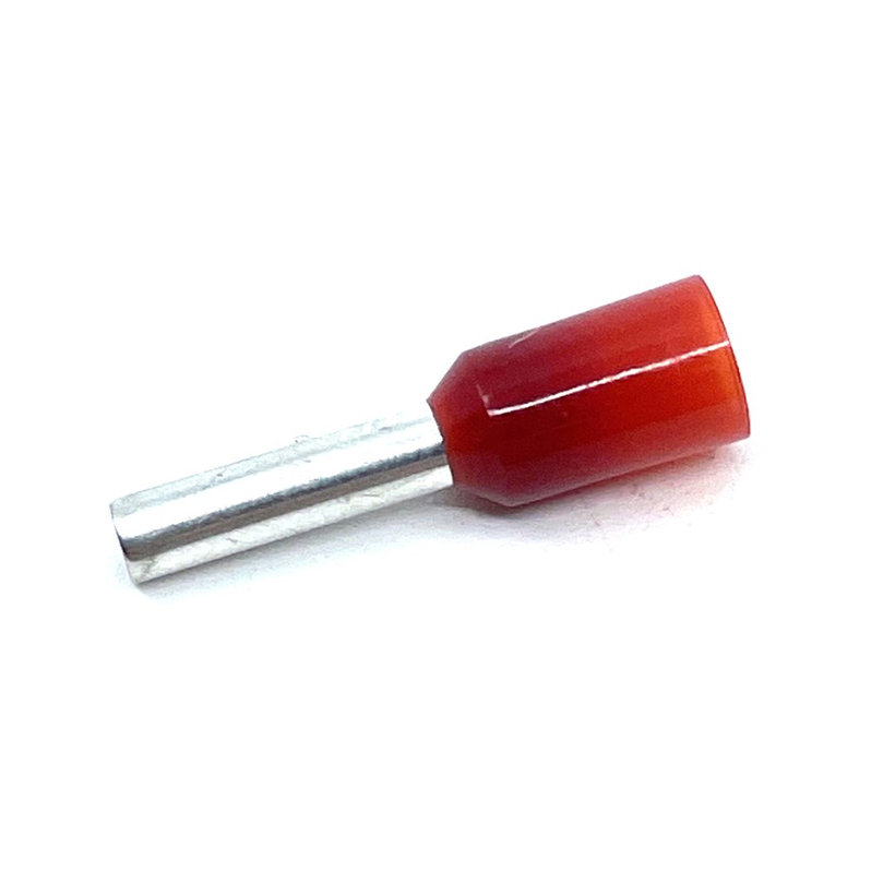 Izolovaná kabelová dutinka červená 1,5mm²