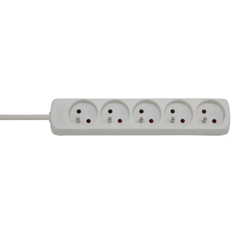 Prodlužovací kabel 16A bílý 5 zásuvek 5m 3G1,5
