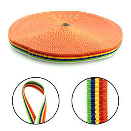 PPV popruh 25x1-2mm duhová