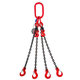 Řetězový závěs oko-4 háky tř 80 se zkracovačem (6 m, 11 200/8000 kg, 13 mm)