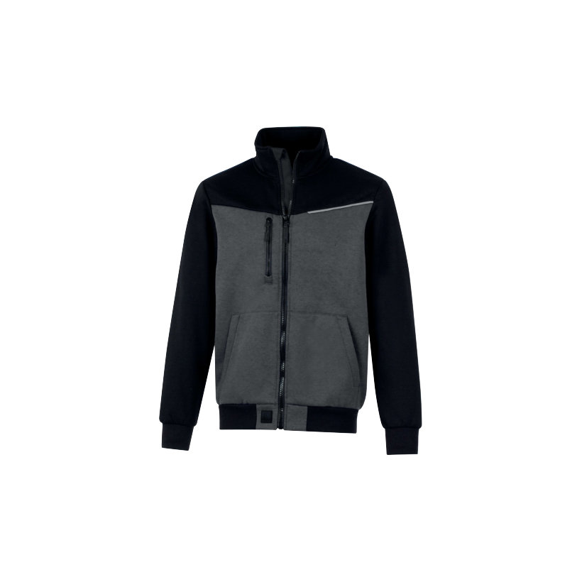 Pracovní mikina SWABI tmavě šedá / černá - XXL