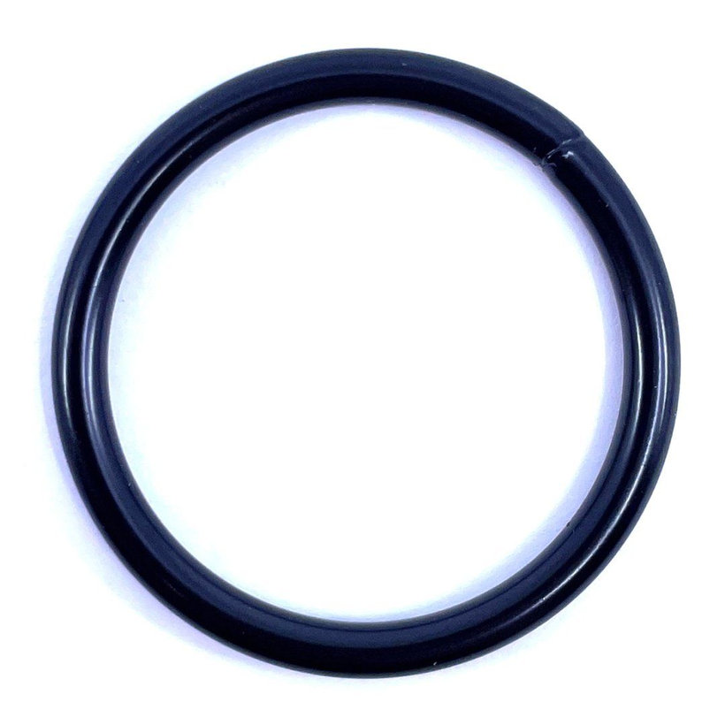 Kroužek svařovaný černý 3x20mm