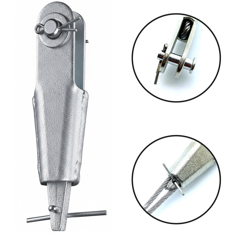 Lanový zámek DIN 15315 4–5 mm